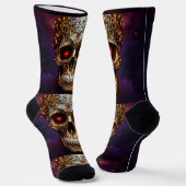 Bright Socks Skull Pics 0037660 Sokken (Gebogen)