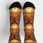 Bright Socks Sun Bird Motivational Art 0044012 Sokken (Top)