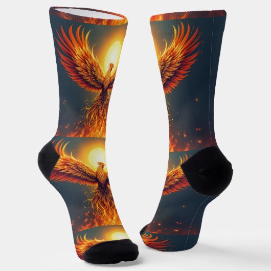 Bright Socks Sun Bird Motivational Art 0044012 Sokken (Gebogen)
