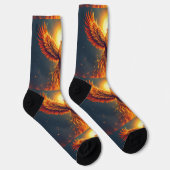 Bright Socks Sun Bird Motivational Art 0044012 Sokken (Rechts)