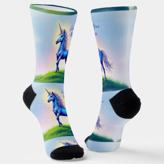 Bright Socks Unicorn Live Your Magic 0044045 Sokken (Gebogen)