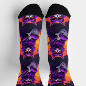 Bright Socks UNISEX Cat Playing Guitar 0040752 Sokken (Top)