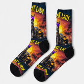 Bright Socks UNISEX Crazy Cat Lady 0040757 Sokken (Links)
