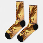 Bright Socks UNISEX Crowned Dragon Lion 0040754 Sokken (Links)