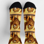 Bright Socks UNISEX Crowned Dragon Lion 0040754 Sokken (Top)