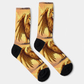 Bright Socks UNISEX Crowned Dragon Lion 0040754 Sokken (Rechts)