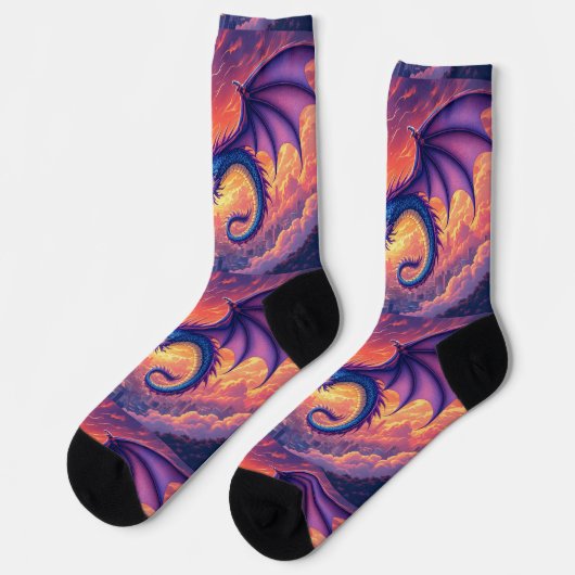 Bright Socks UNISEX Dragon Fire 0040759 Sokken (Links)