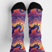 Bright Socks UNISEX Dragon Fire 0040759 Sokken (Top)