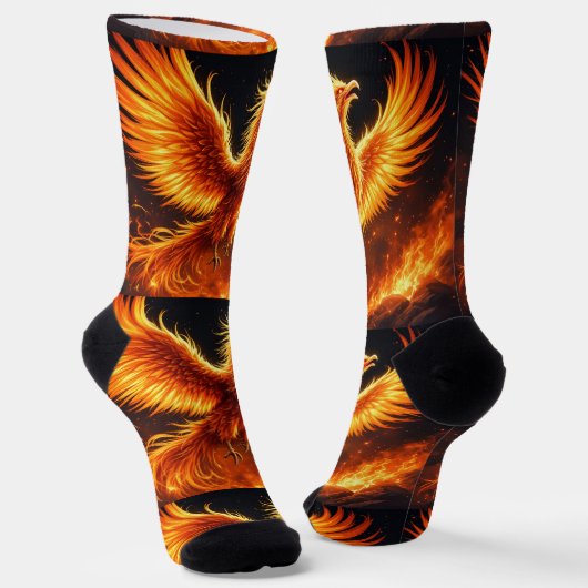 Bright Socks UNISEX Firebird 0040763 Sokken (Gebogen)