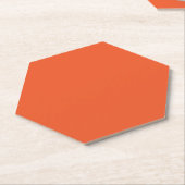 Bright Solid Orange Background  Kartonnen Onderzetters (Schuin)