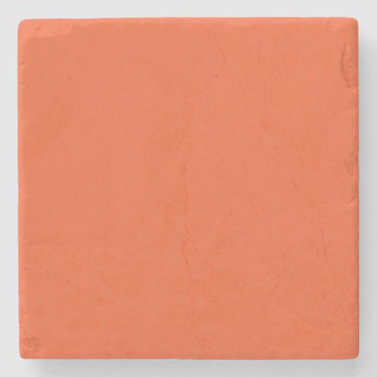 Bright Solid Orange Background  Stenen Onderzetter (Voorkant)