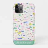 Bright speelfragment Terrazzo, persoonlijk Case-Mate iPhone Case (Achterkant)