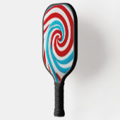 Bright Spiral Fun Kleurrijke Sweet Lollipop Monogr Pickleball Paddle (Links)