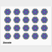 Bright Spirit Mandala Ronde Sticker (Vel)