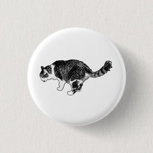 Bright Spot, Cat Quirk Ronde Button 3,2 Cm (Voorkant)