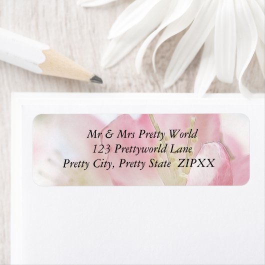 Bright Spring Apple Blossom Etiket (Insitu)