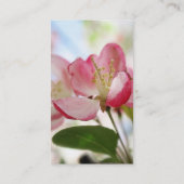 Bright Spring Apple Blossom Visitekaartje (Achterkant)
