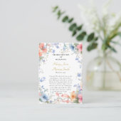 Bright Spring Flowers Orthodoxe huwelijksgebed Kaa Plaatskaartje (Staand voorkant)