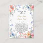 Bright Spring Flowers Orthodoxe huwelijksgebed Kaa Plaatskaartje (Voorkant)