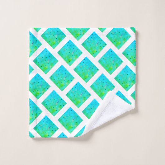 Bright Spring Zomer Monogram Handdoek Set (Wasdoekje)