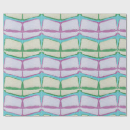 Bright Springtime Chevron Shibori  Cadeaupapier