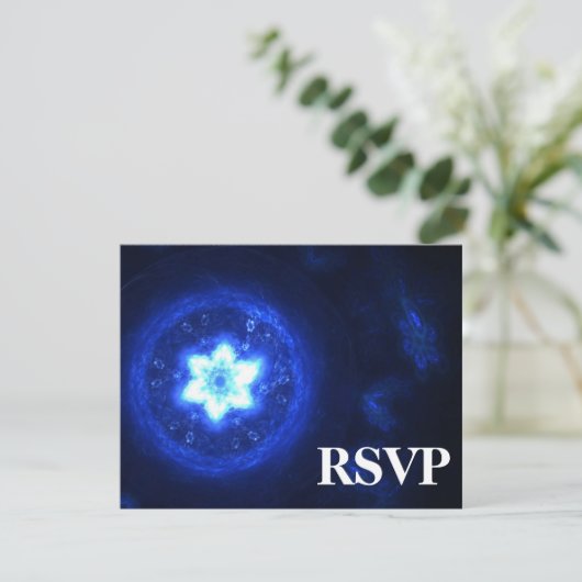 Bright Star Bar/BBT Mitzvah RSVP Kaartje (Staand voorkant)