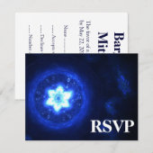 Bright Star Bar/BBT Mitzvah RSVP Kaartje (Voorkant / Achterkant)