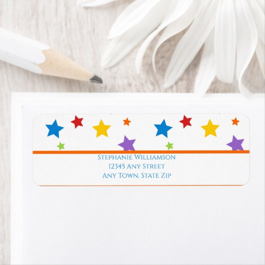 Bright star Return Address Label (Insitu)
