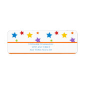 Bright star Return Address Label (Voorkant)