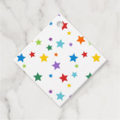 Bright Stars Adoptie Baby shower Gast Bedankjes Labels (Voorkant)