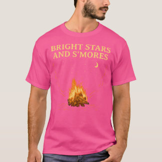 Bright Stars en S'Mores Camping Vrienden Camper Bu T-shirt