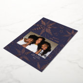 Bright sterren Festive Fireworks-fotokaart voor ni Folie Feestdagenkaart (Gedraaid)