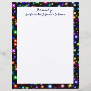 Bright sterren Fireworks Rainbow-kleuren personali