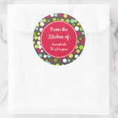 Bright Stippen Keuken Bakken Gift Labels Stickers (Tas)