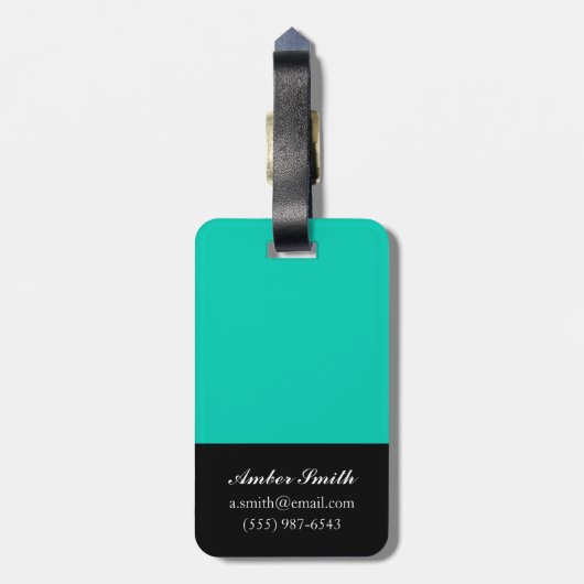 Bright Stripe Bagagelabel (Achterkant verticaal)