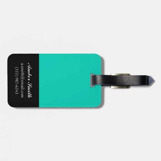 Bright Stripe Bagagelabel (Achterkant horizontaal)