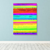 Bright Stripe Canvas Afdruk (Insitu (Houten vloer))