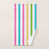 Bright Stripe en solide handdoeken (Handdoek)