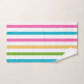 Bright Stripe en solide handdoeken (Handdoek)