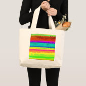 Bright Stripe Grote Tote Bag (Voorkant (product))