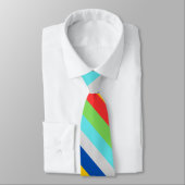 Bright Stripe Necktie Stropdas (Gebonden)