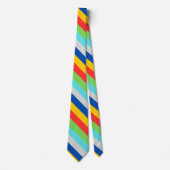 Bright Stripe Necktie Stropdas (Voorkant)