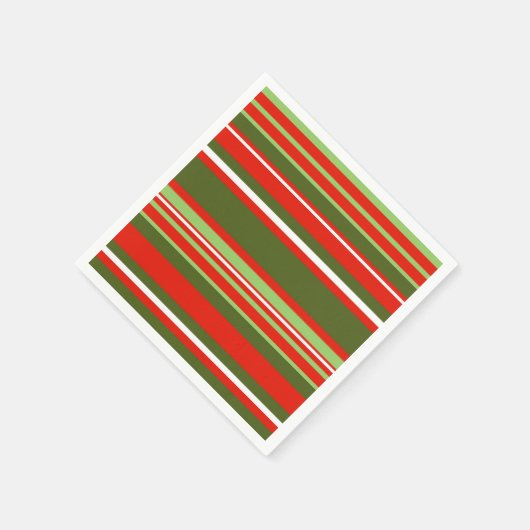 Bright Stripe Party servetten (Hoek)