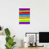 Bright Stripe Poster (Thuiskantoor)