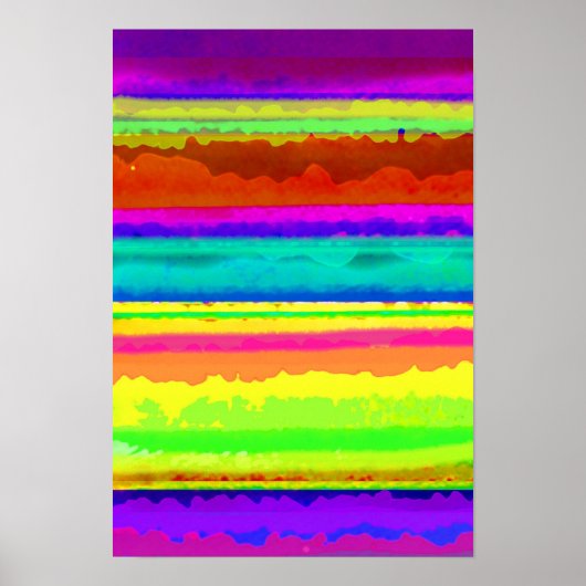 Bright Stripe Poster (Voorkant)