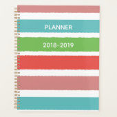 Bright Striped Planner (Voorkant)