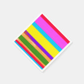Bright Stripes Fiesta Cinco De Mayo Verjaardagsfee Servet (Hoek)