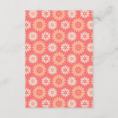 Bright Stylized Sunflower Feminine Baptism (Achterkant)