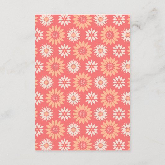 Bright Stylized Sunflower Feminine Baptism (Achterkant)