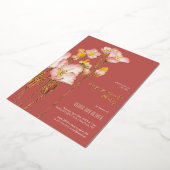 Bright Summer Buttercups Engagement Party Folie Uitnodiging (Gedraaid)